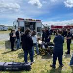 Photo provided
Whidbey Health EMS was available to talk about the day in a life of a paramedic to Coupeville Middle and High School youth at a recent Touch-a-Truck event.