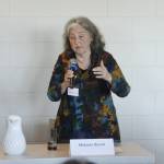 Current Island County Commissioner Melanie Bacon answers a question. (Photo by Kira Erickson/South Whidbey Record)