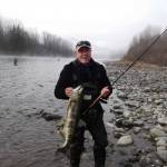 Photo Provided
Whidbey Island Fly Fishing Club member Clayton Wright Chum shows off his Skagit River catch.