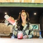 Shaylene Roemer prepares a Black Currant Lemonade. (Photo by Luisa Loi)