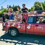 (Photo provided)
Rescue goats and a duck from Ballydidean Farm Sanctuary participated in the recent Maxwelton Fourth of July parade.