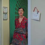 Hypnotherapist Jenna Alexander stands in the doorway of her office, July 8. (Photo by Caitlyn Anderson)