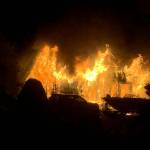 The one-story manufactured home on Carl Avenue was destroyed completely Saturday night. (Photo courtesy of Ricardo De Castro)