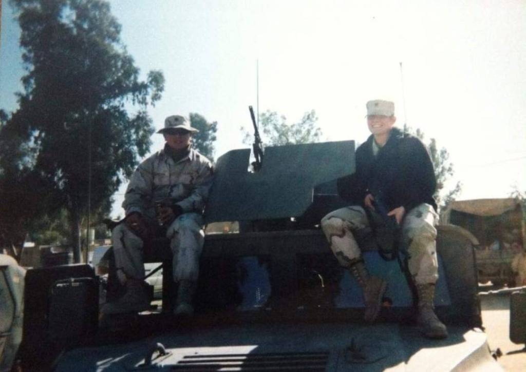 Jennifer Horn, an Oak Harbor resident, became the first woman in the history of her unit to receive the Purple Heart.