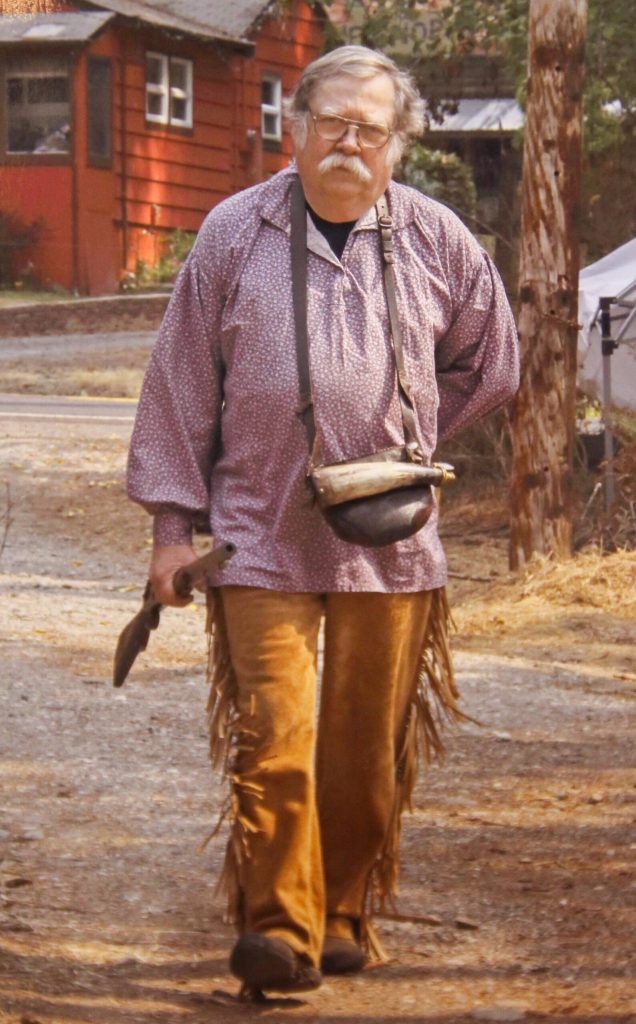 Greg Robertson in one of his fur trade outfits. (Photo by Roger Robertson)