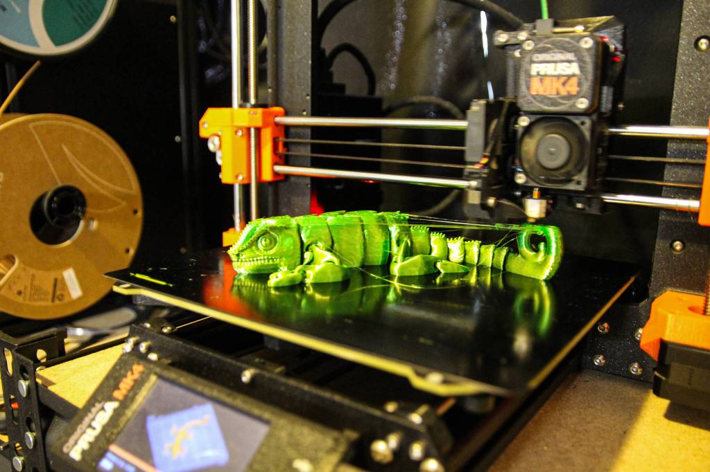 A chameleon in progress. (Photo by Luisa Loi)