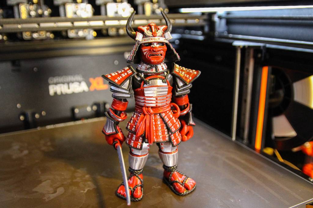 A samurai, which can be both an action figure and a toy. (Photo by Luisa Loi)