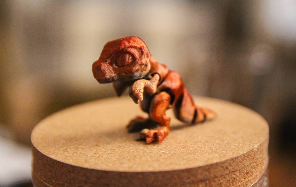 A tiny dinosaur. (Photo by Luisa Loi)