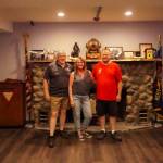 Ferron Rice, Sherri Marsolk & Brent Hundley of the Fleet Reserve Association Branch 97 pose at the Crows Nest Lounge on 8th Ave. (Photo by Sam Fletcher)