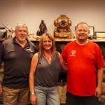 Ferron Rice, Sherri Marsolk & Brent Hundley of the Fleet Reserve Association Branch 97 pose at the Crows Nest Lounge on 8th Ave. (Photo by Sam Fletcher)
