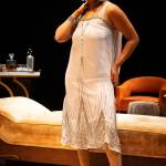 Photo by Sattva Photography
Voiss Upside Down Dress, made from a thrifted dress that was flipped upside down and modified to be historically accurate.