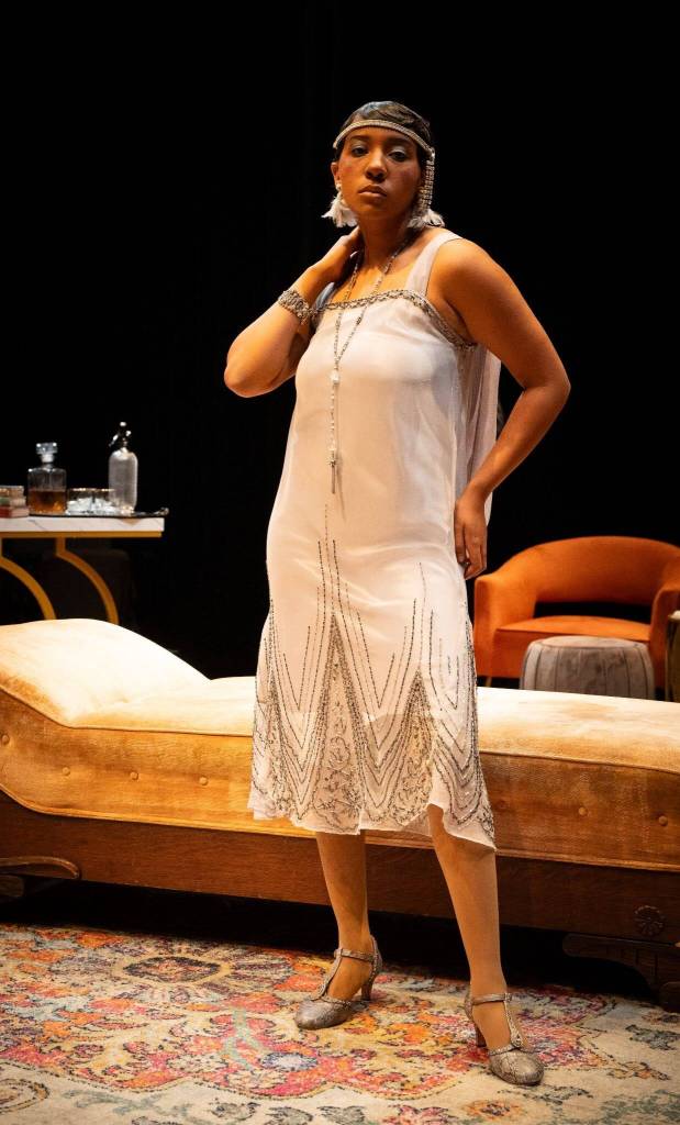 Photo by Sattva Photography
Voiss Upside Down Dress, made from a thrifted dress that was flipped upside down and modified to be historically accurate.