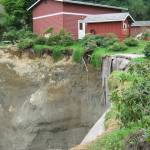Photo provided
The Douglas Street landslide in Langley.