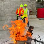 Photo provided
Island County employees practice fire safety training.