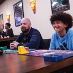 Photo by Sam Fletcher
James OBoyle, left and Christian Royal play Magic: the Gathering at the Book Rack in Oak Harbor for Friday Night Magic.