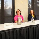 From left, Melanie Bacon (District 1 incumbent), Marie Shimada (District 1 candidate), Jill Johnson (District 2 incumbent) and Christina Elliott (District 2 candidate). (Photo by Luisa Loi)