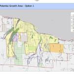 City of Langley map
One of the proposed new locations, in orange, for the Potential Growth Area is south of Sandy Point Road.