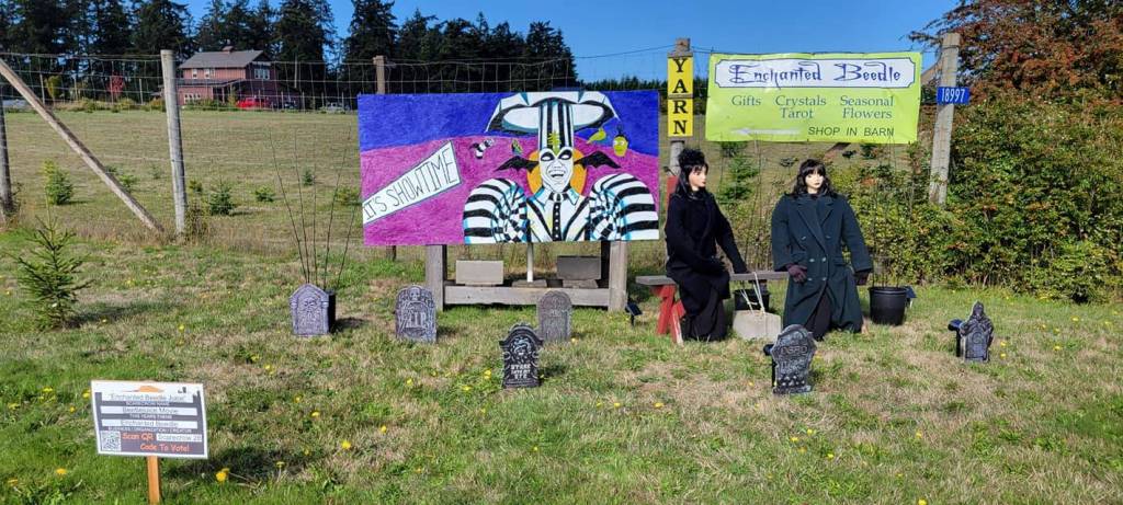 (Photo provided)
The Enchanted Beedles display, aptly titled Enchanted Beedle, greets drivers on Highway 20.