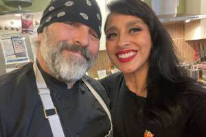 Together, Crystal Madrigal and Chef Thomas Litrenta are the vision behind the Chef in the Black Bandana which feed Whidbey Island through their Italian Market, Bandanas Street Food and Bandanas Catering.