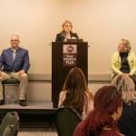 (Photo by Meredith Acosta)
From the left, Rick Larsen, Cody Hart, Dannah McCullough, Janet St. Clair and Ron Muzzall.