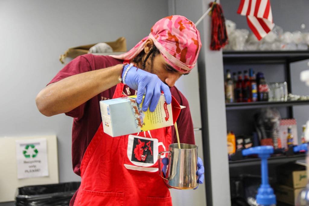 Nehemiah Myles, 18, is one of eight students in the Coupeville School Districts RISE program. (Photo by Luisa Loi)