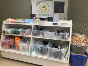 Photo provided
Plenty of art supplies and giftwrapping materials can be found at the new rePurpose reuse and recycling center.