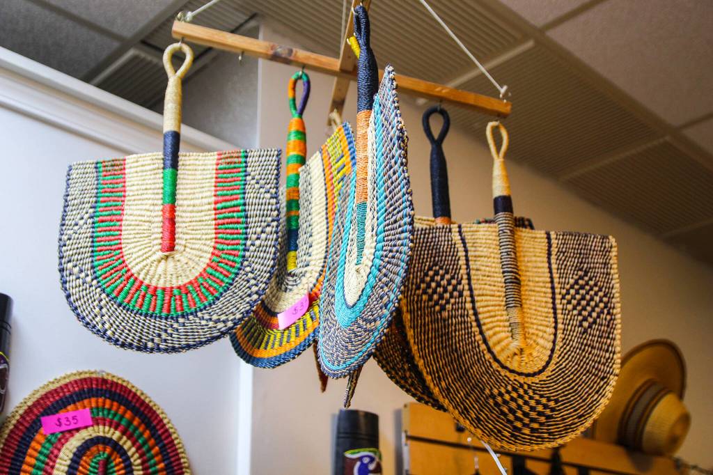 (Photo by Luisa Loi)
These straw fans can keep the heat away and serve as home decor.