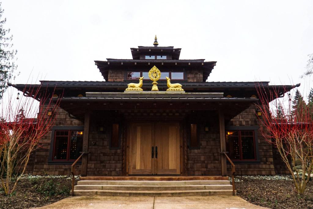 (Photo by Sam Fletcher)
The Kilung Foundation meets at the Phagtsok Gedun Choling Temple in Clinton.