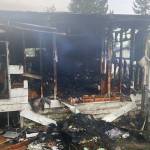 (Photo provided)
The fire has left the Kiekes with an unhinhabitable home and has destroyed most of their belongings. While an investigation is underway, Assistant Chief Terry Ney said the fire was likely caused by an electrical malfunction.