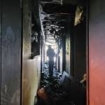 (Photo provided)
The hallway of the Kiekes home was completely destroyed.