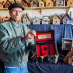 (Photo by David Welton)
John Schmidt creates birdhouse replicas of historic Whidbey buildings, including Tobys Tavern in Coupeville.
