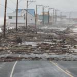 (Photo by John Fisken)
West Beach Road was closed and residents were evacuated during a powerful wind storm earlier this year in January.