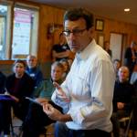 Photo by David Welton
Bob Ferguson addressed local leaders and elected officials at Clinton Community Hall Wednesday.