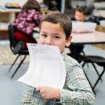 Photo by Luisa Loi
Isaac Tremain, first grader.