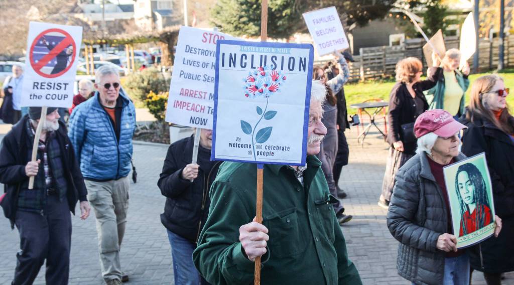 (Photo by Luisa Loi)
The United Student Leaders organized the protest in response to ICEs raids around the country.