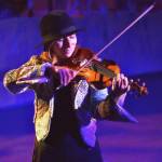 (Photo by Allyson Meyer/Whidbey Island Center for the Arts)
Gloria Ferry-Brennan, the Fiddler, plays a tune.