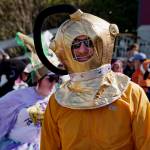 This diver was among the roughly 100 people who participated in the parade. (Photo by David Welton)