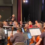 The Saratoga Orchestra practices. (Photo provided by Saratoga Orchestra)