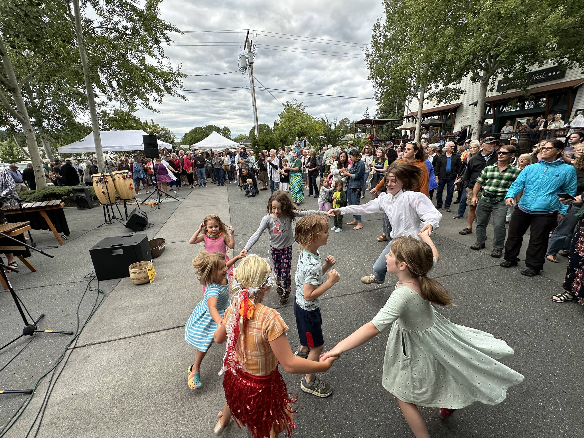 Photo provided
A street dance draws an enthusiastic crowd.