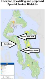 The Keystone Preserve joins two other special review districts on Whidbey Island, Greenbank Farm and the Pacific Rim Institute.