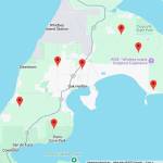 A North Whidbey Fire and Rescue map shows the current locations of fire stations.