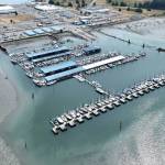 City of Oak Harbor photo
An image from a drone shows the marina at low tide.