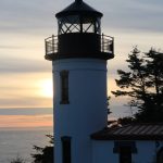 The Admiralty Head Lighthouse at sunset. (Photo by Marina Blatt)