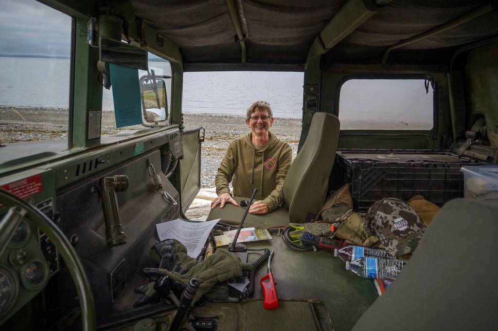 Karen Gossage smiles at the camera.