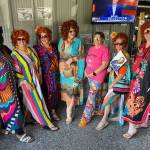 Women dressed up for a local Roper Romp.