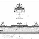 (Photo courtesy of Washington State Ferries) This rendering in the bid documents for the hybrid-electric ferries shows their design.