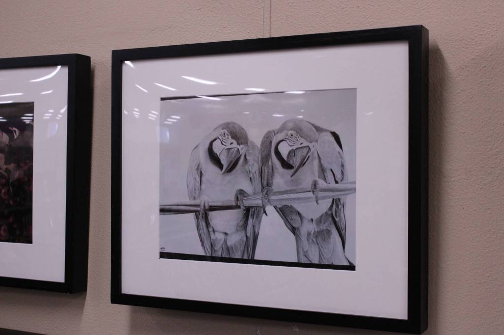 Tessa Meyers work on display (Photo by Allyson Ballard)