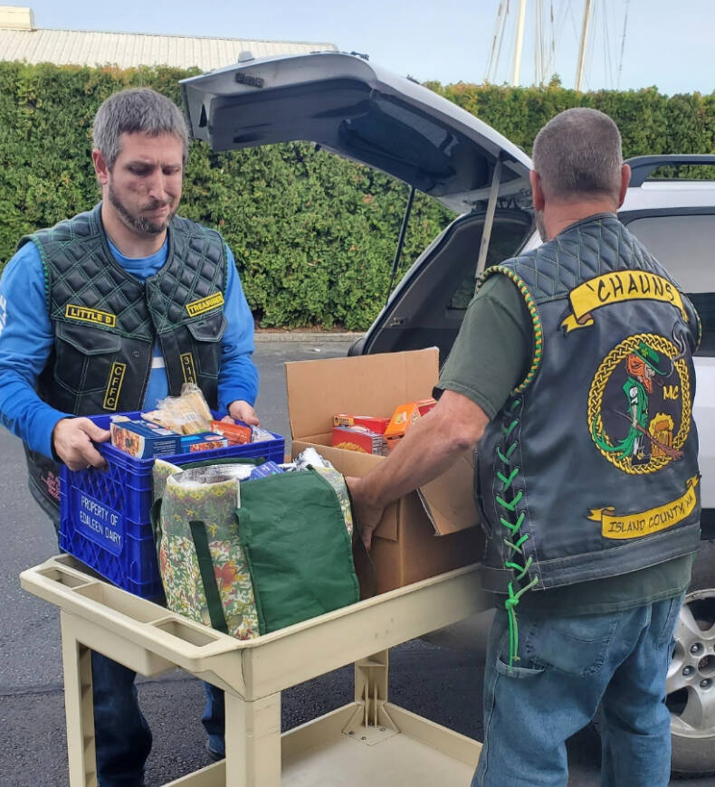 Chauns, short for leprechaun, is the MCs sidekick on the back of its club jackets (Photo provided)