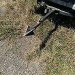 A suspect mounted a harpoon on a stolen truck.