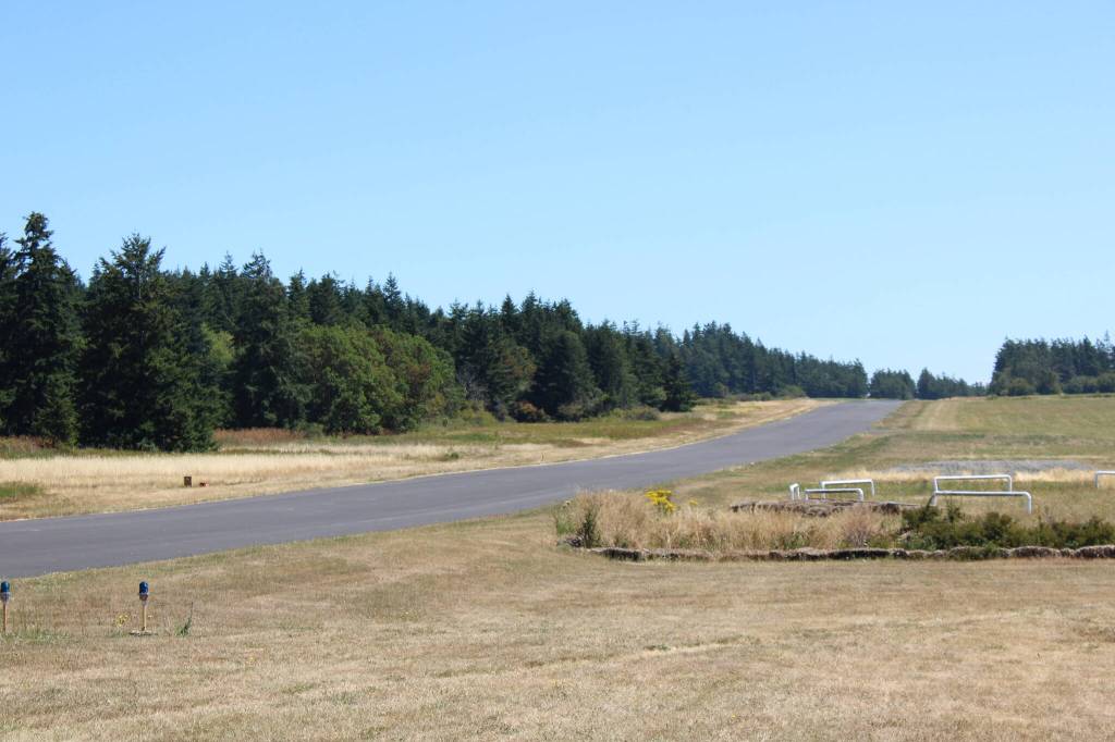 The recently renovated runway at DeLaurentis International Airport (Photo by Allyson Ballard).